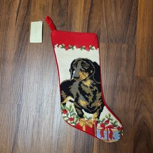 Black & Tan Dachshund Christmas Stocking